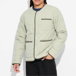NWT Original Use Sage Green Olive Quilted Puffer Jacket Size Small